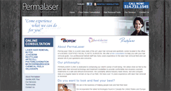 Desktop Screenshot of permalaser.com